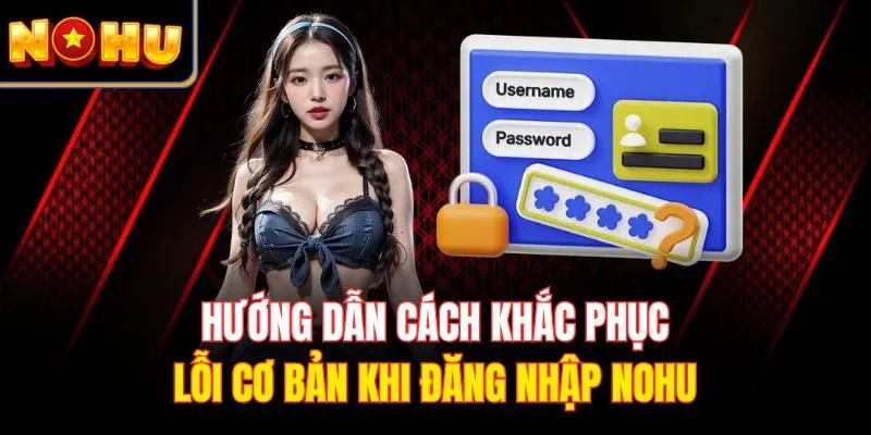 Hướng dẫn cách khắc phục lỗi cơ bản khi đăng nhập Nohu