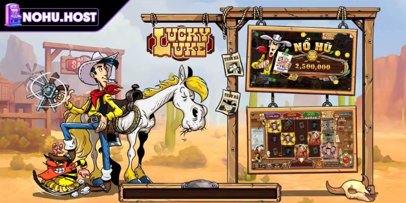 Nổ hũ Lucky Luke – Hành Trình Cao Bồi Săn Thưởng Cực Đỉnh 1 Giới thiệu về game nổ hũ Lucky Luke
